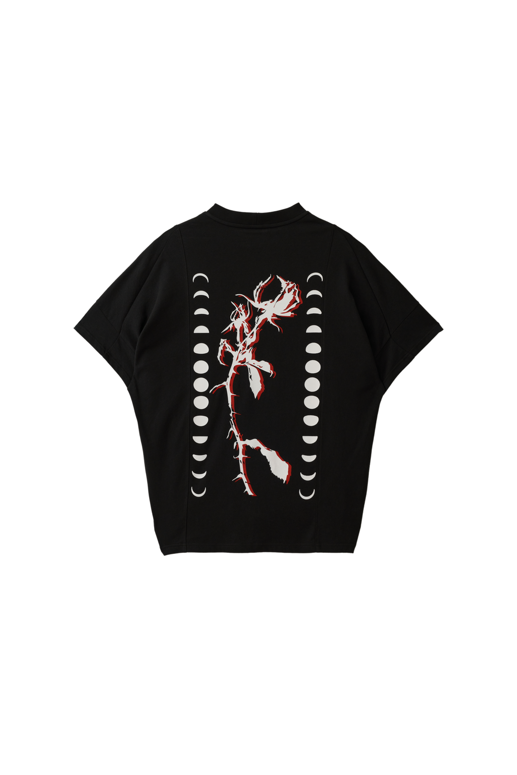 Eclipse Curve T-Shirt - Cream, Black