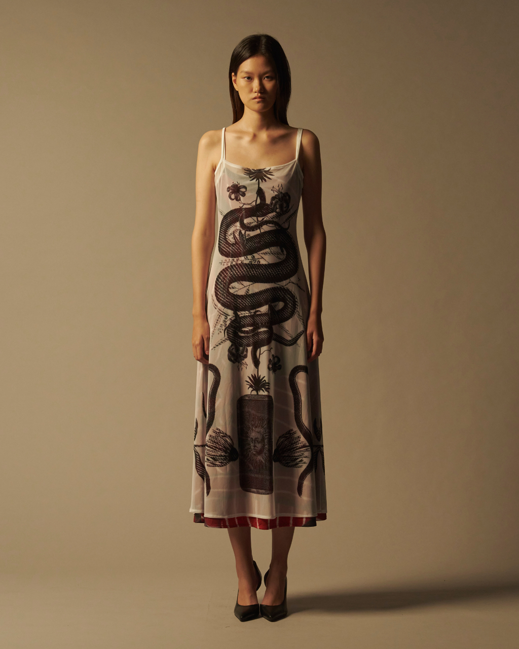 Snake Print Dress