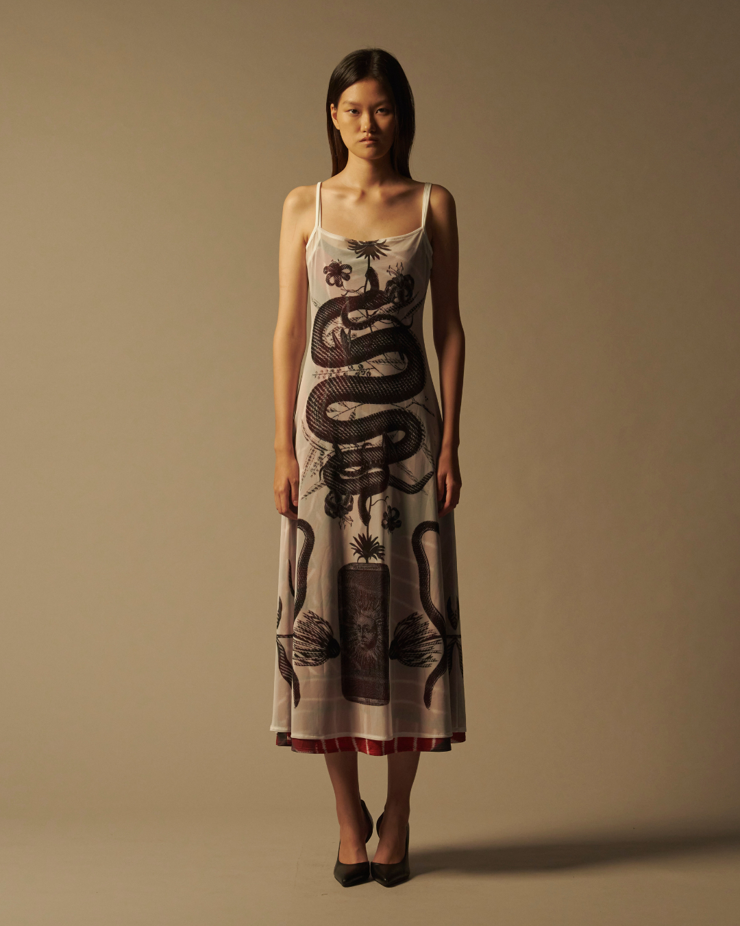 Snake Print Dress
