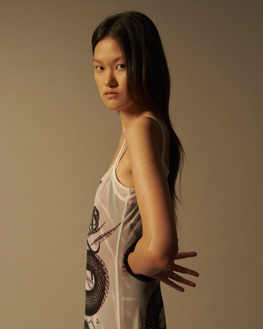 Snake Print Dress