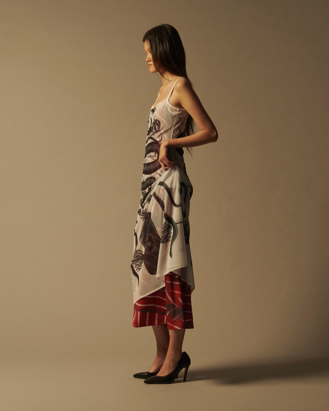 Snake Print Dress
