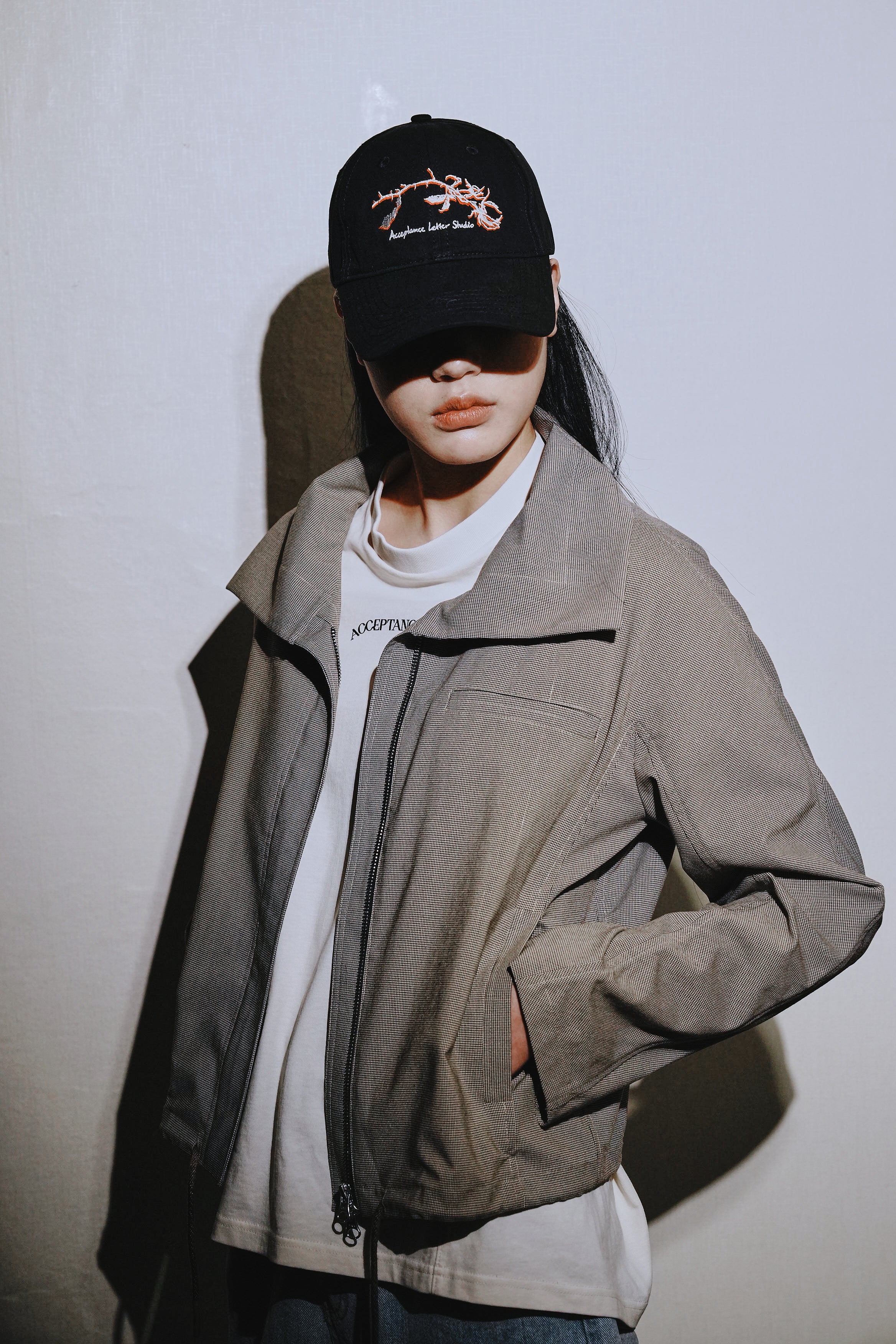Orb Sleeve Wind Jacket - Brown, Gray