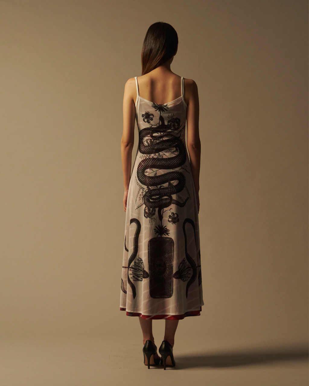 Snake Print Dress
