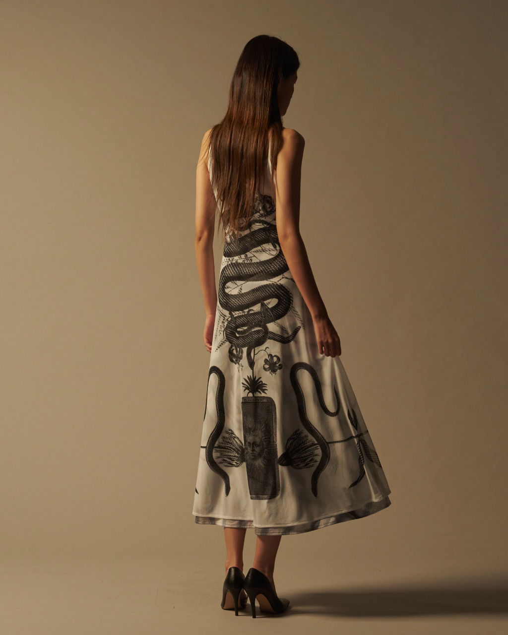Snake Print Dress