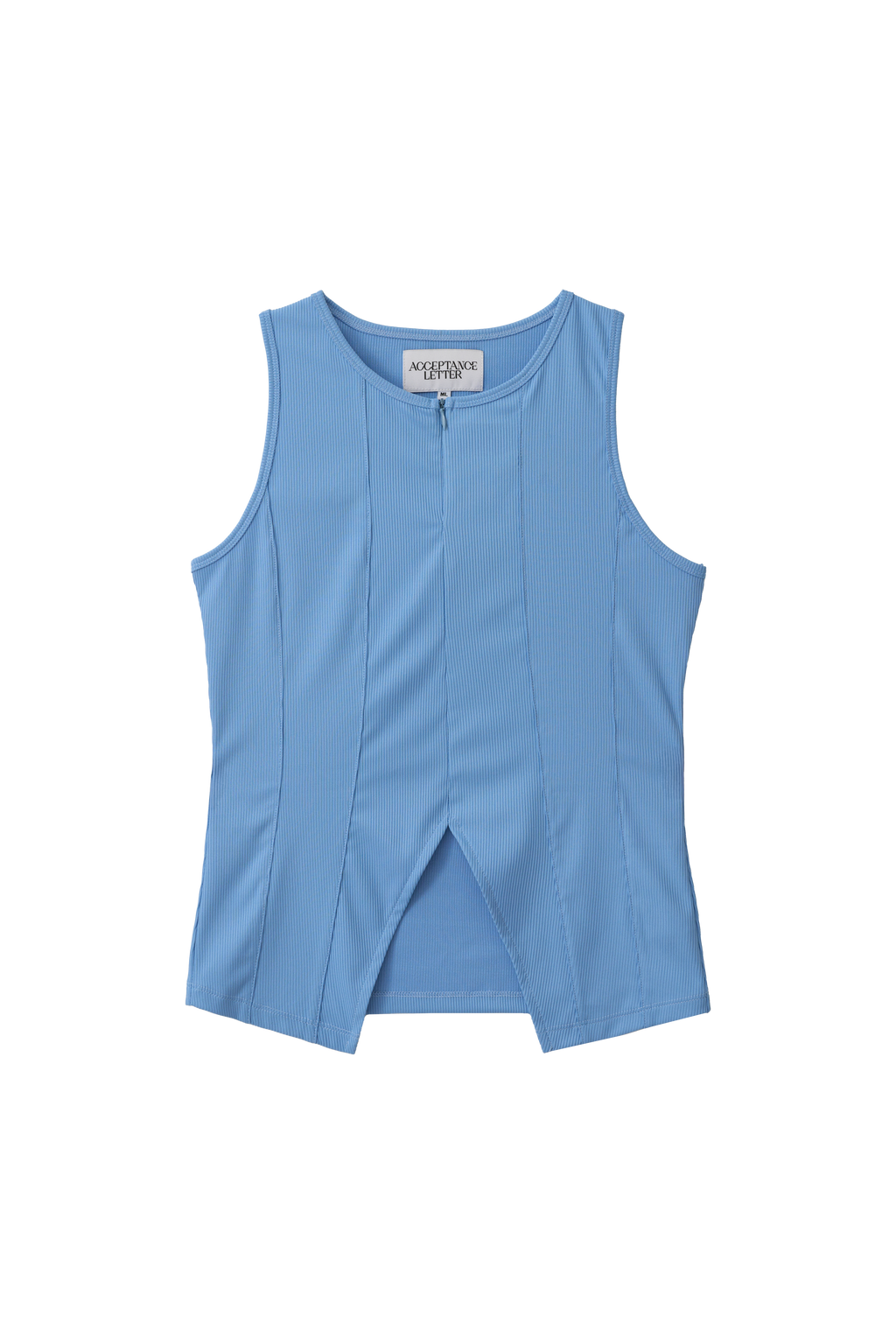 Zip-Up Tank Top