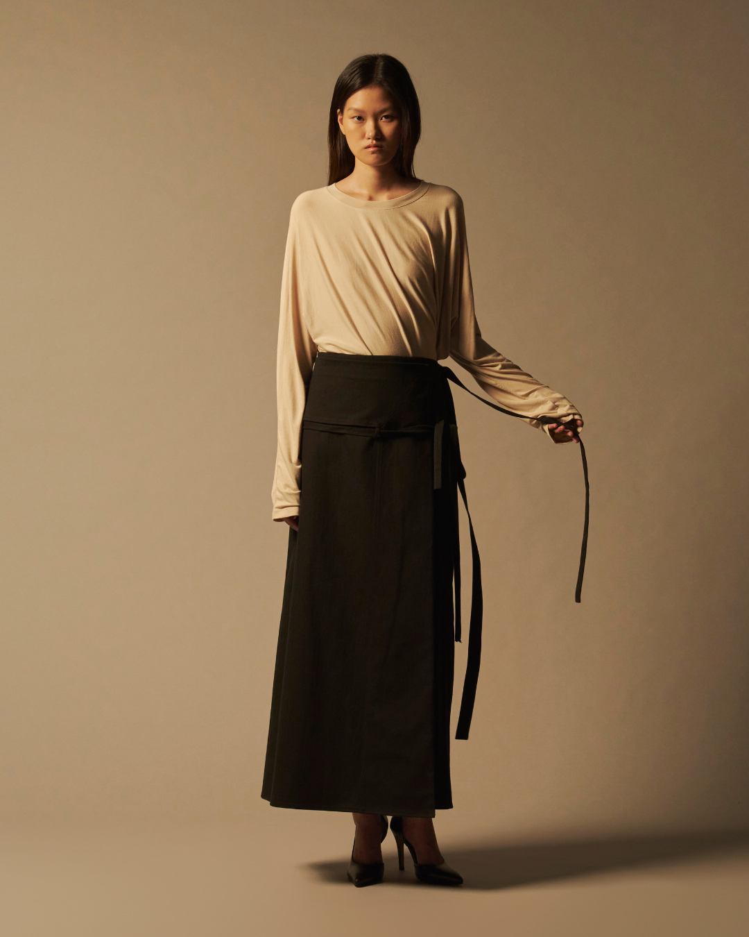 Sunday Midi Wrap Skirt