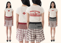 Gathered Yoke Shorts