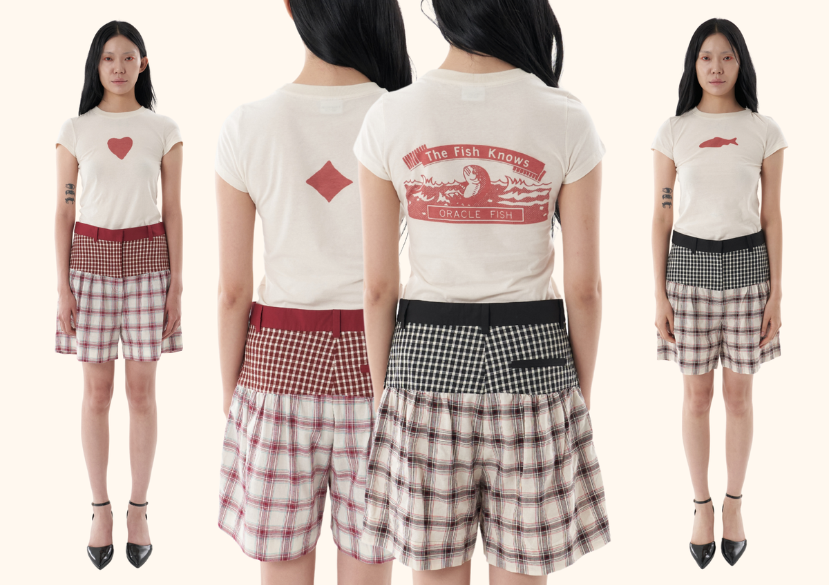 Gathered Yoke Shorts