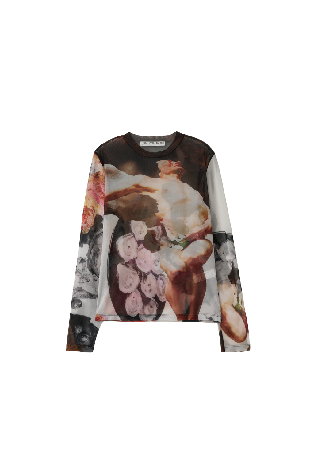 Snooze Long Sleeve Mesh Top