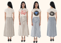 Front Drape Skirt