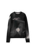 Feline Long Sleeve Mesh Top