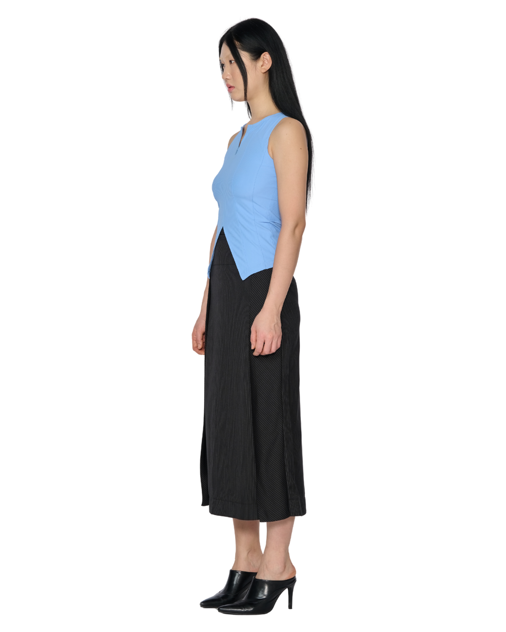 Zip-Up Tank Top