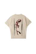 Eclipse Curve T-Shirt - Cream, Black