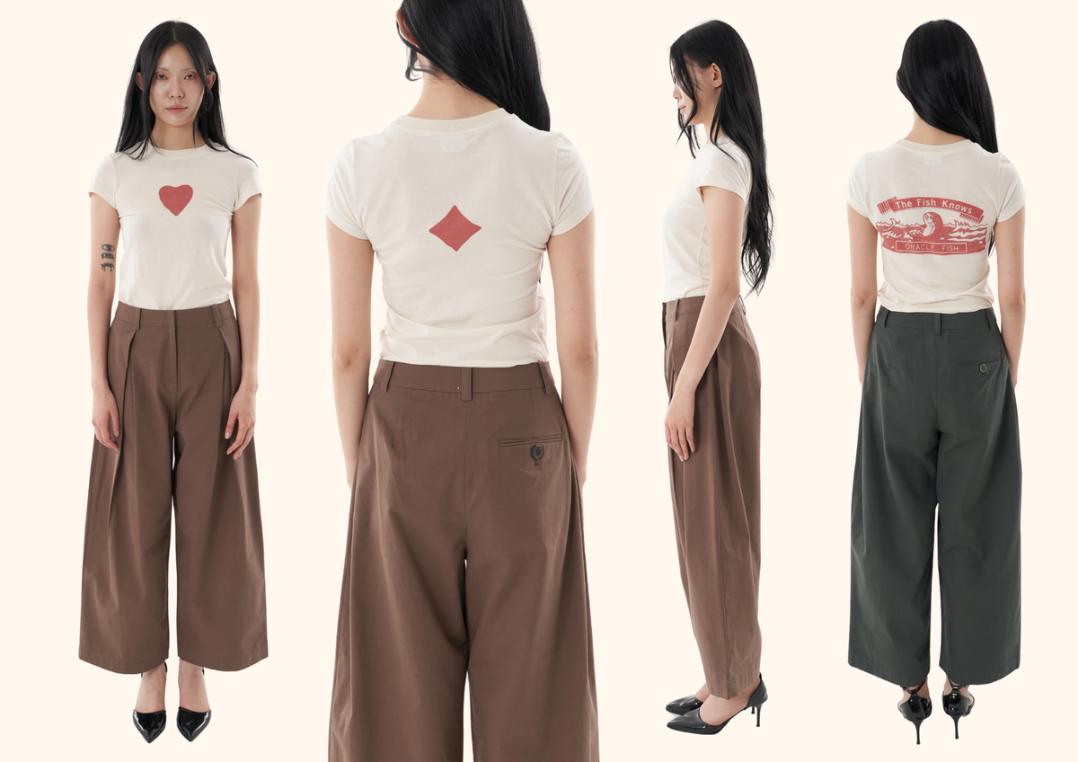 Deep Fold Pants
