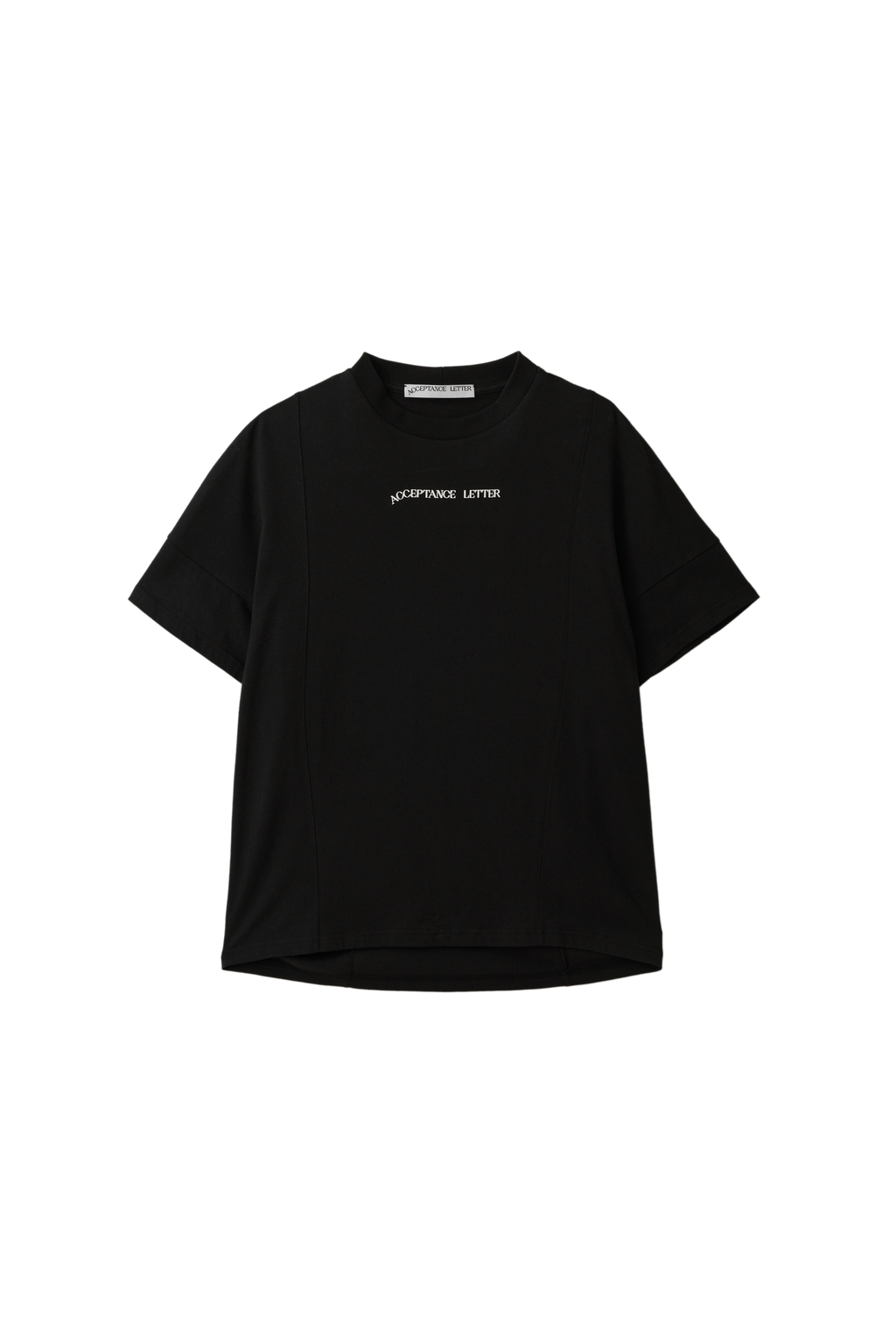 Eclipse Curve T-Shirt - Cream, Black