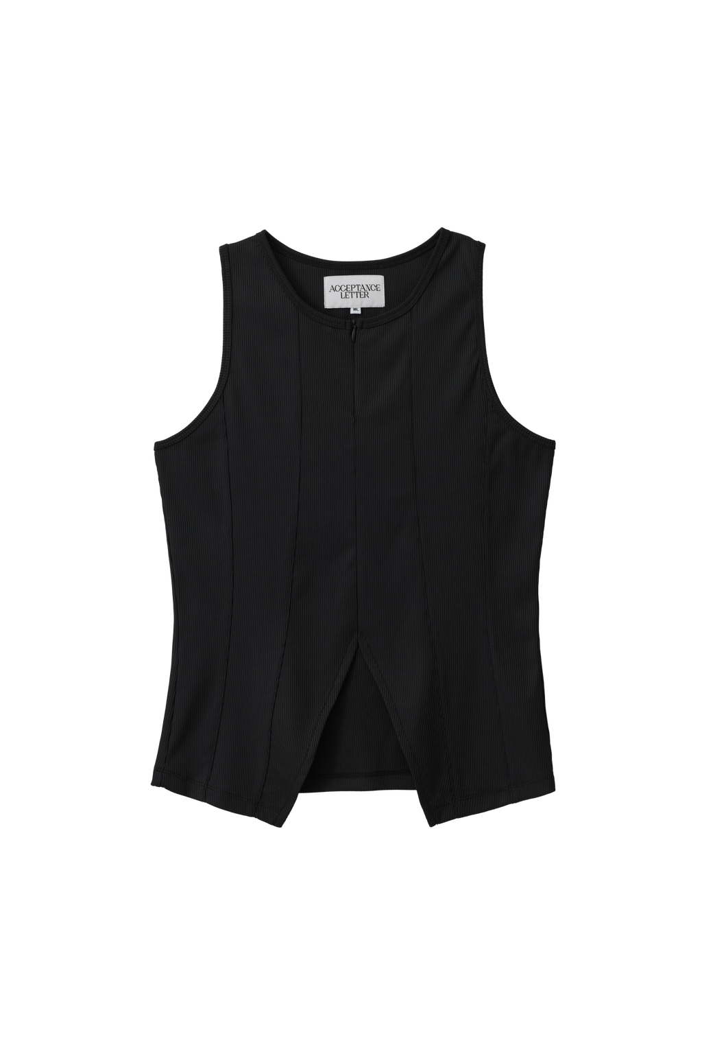 Zip-Up Tank Top