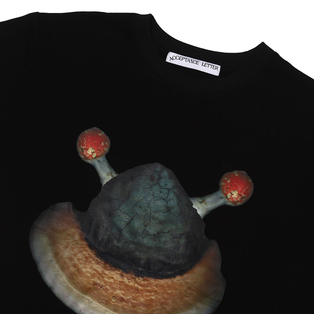 Smiley Funghi T-Shirt - White, Black