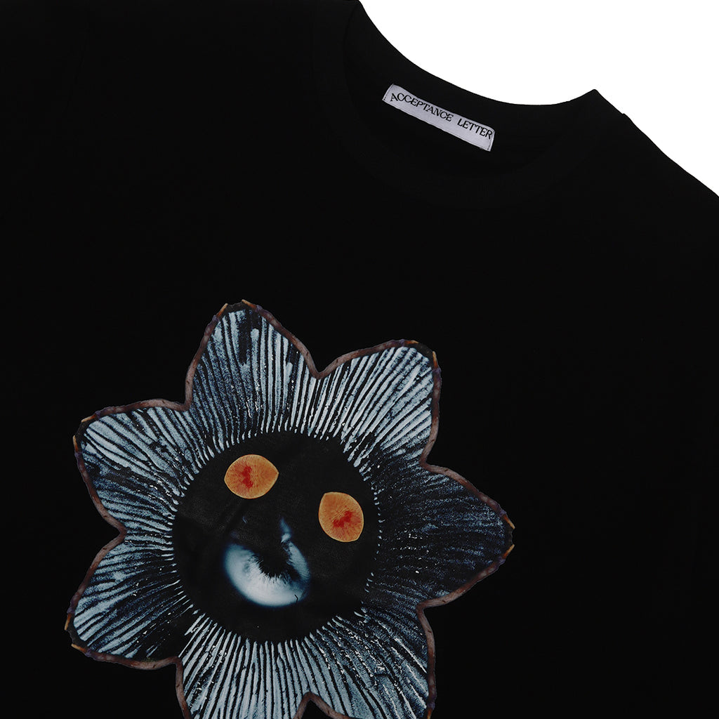 Smirky Funghi T-Shirt - White, Black