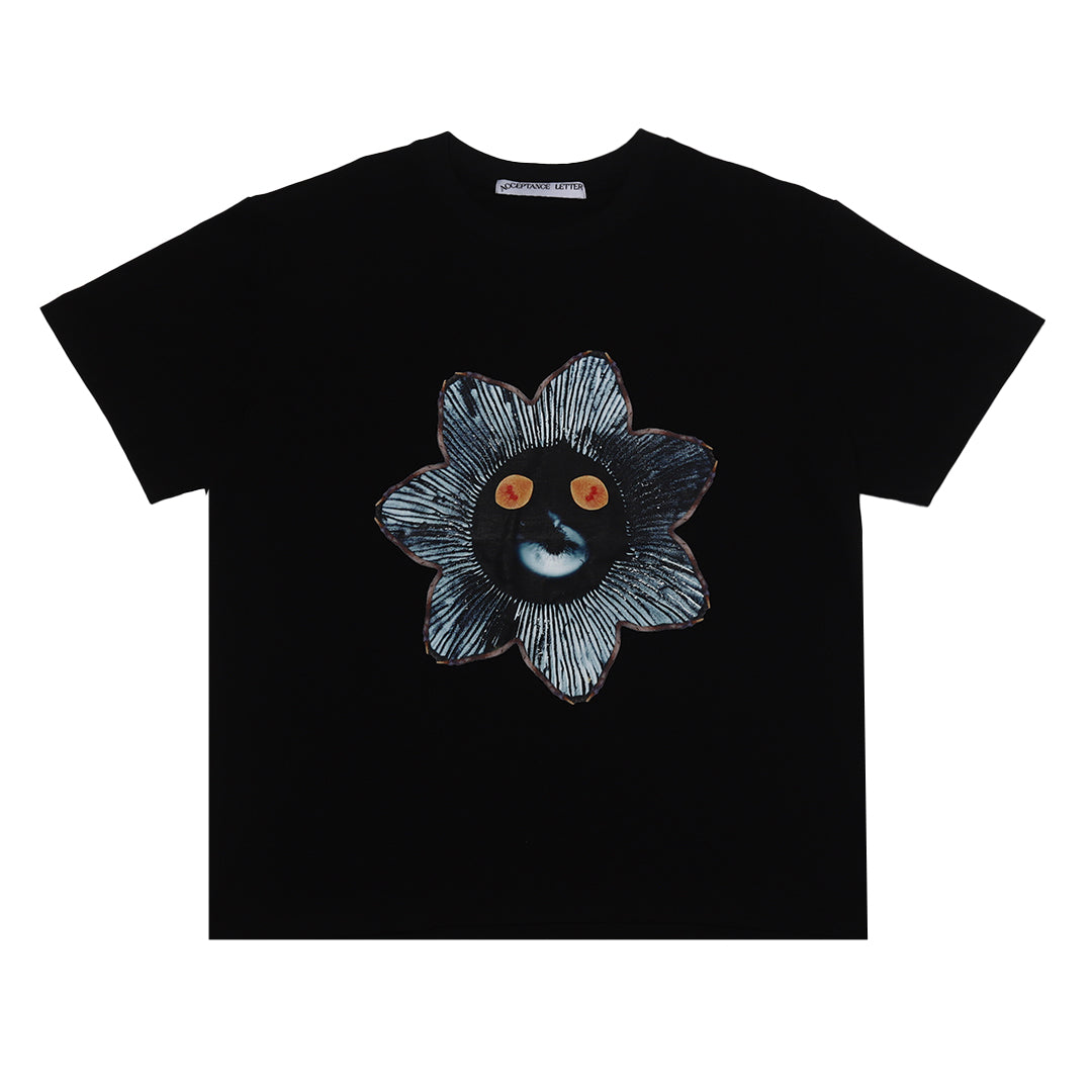 Smirky Funghi T-Shirt - White, Black