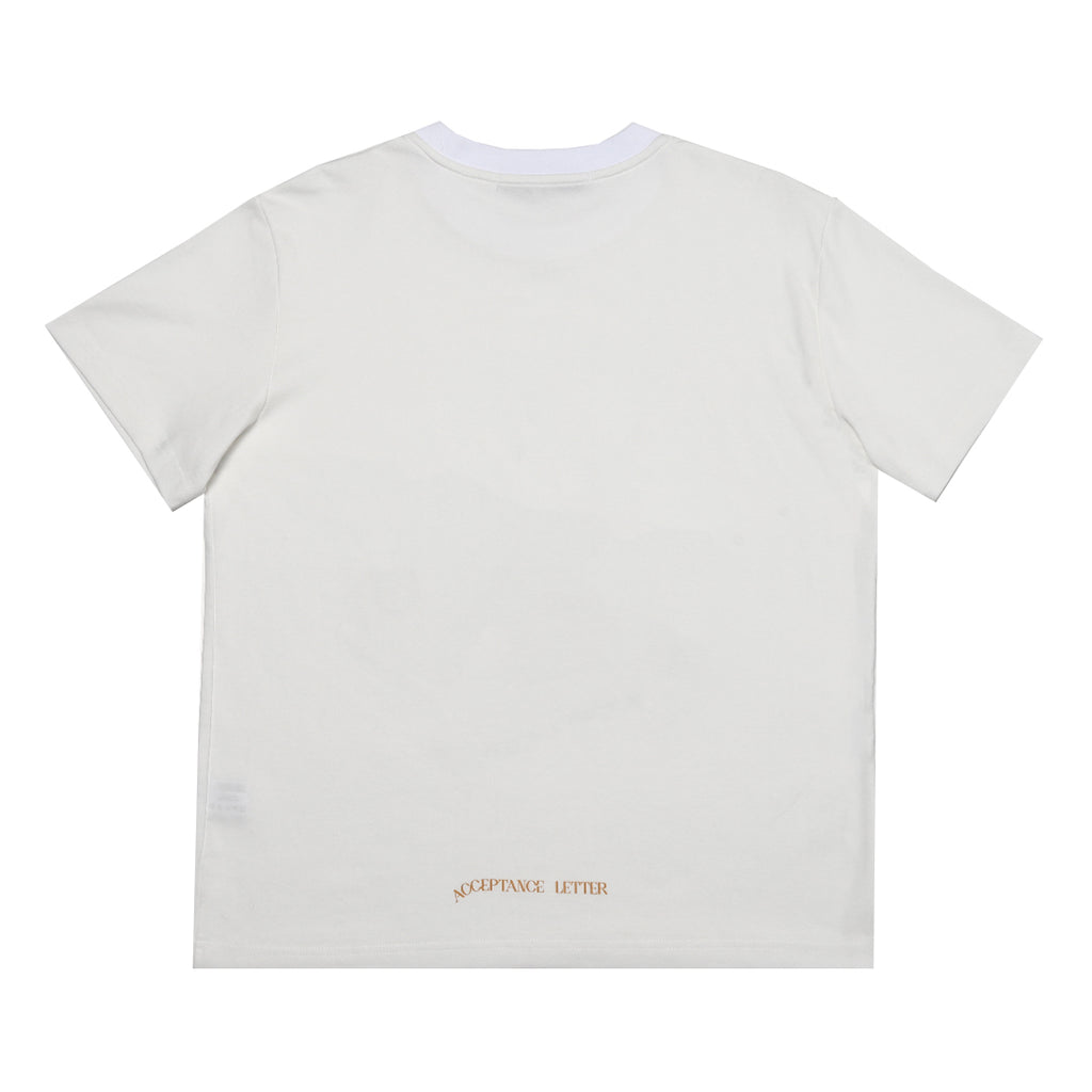 Smirky Funghi T-Shirt - White, Black