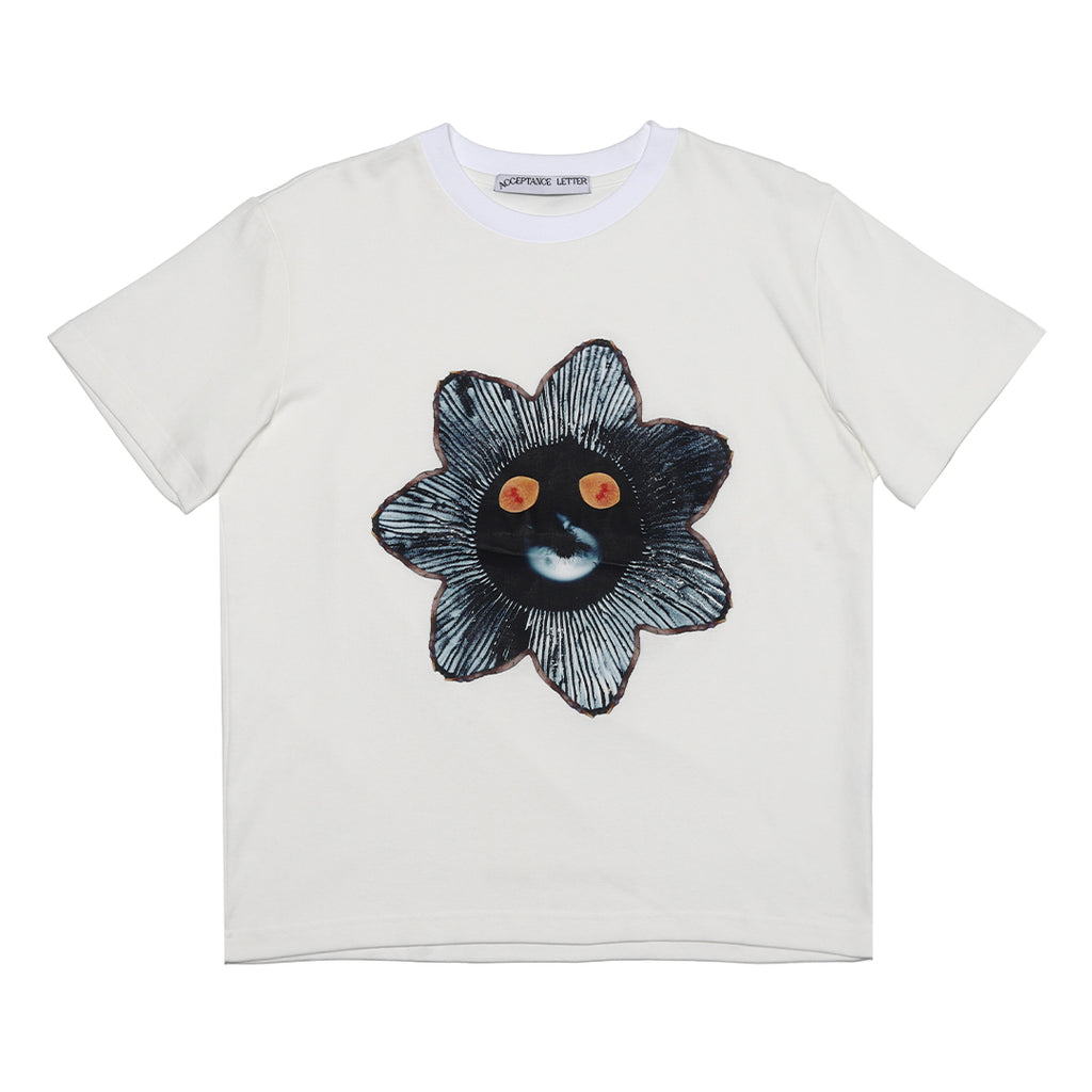 Smirky Funghi T-Shirt - White, Black