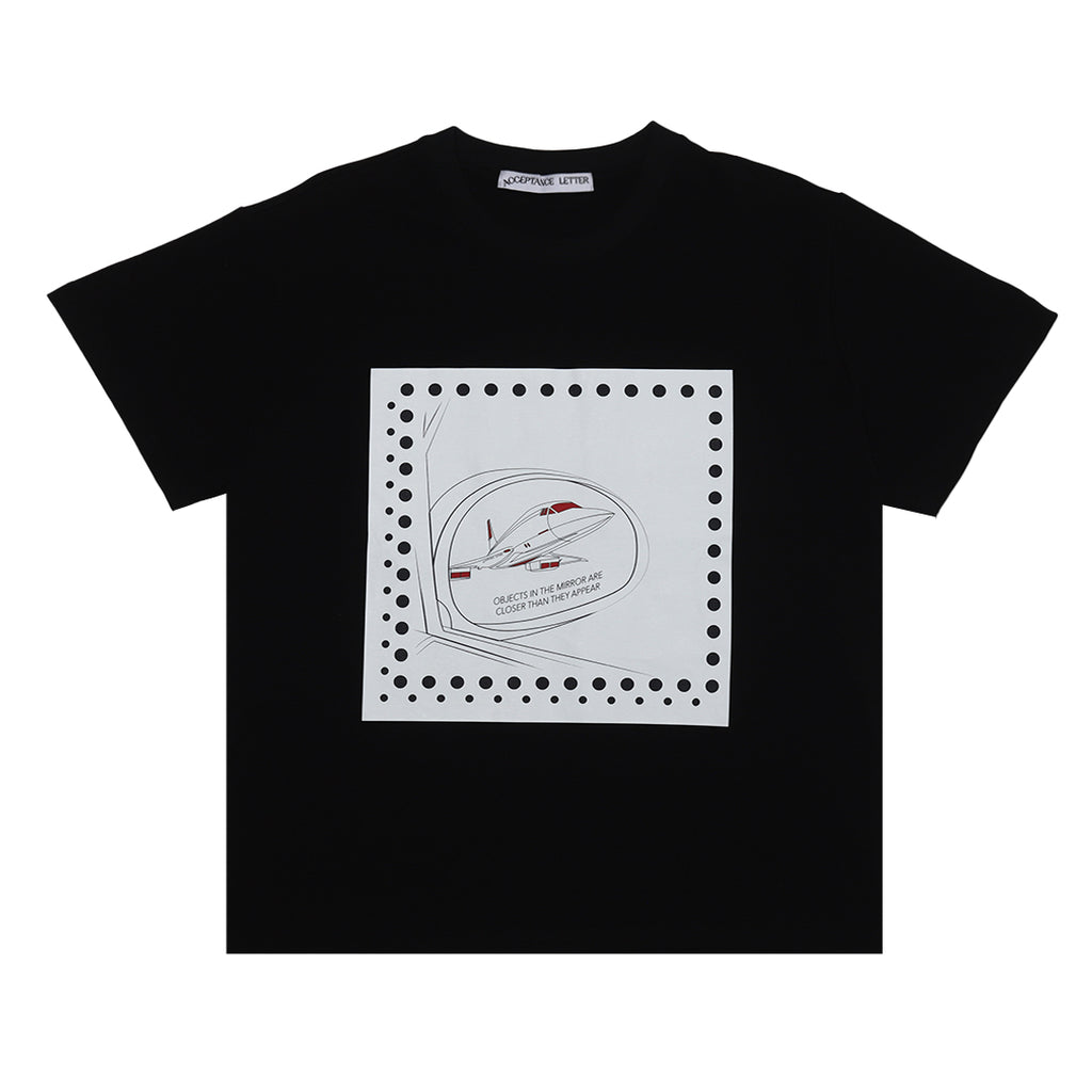 Mirror Object T-Shirt - White, Black