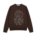 Puss & Pup Crewneck - Chocolate
