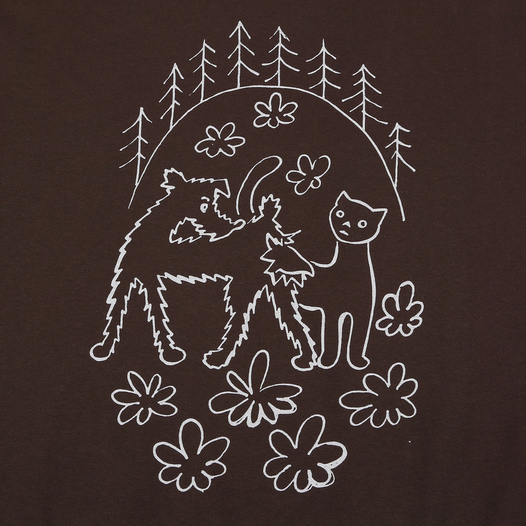 Puss & Pup Crewneck - Chocolate