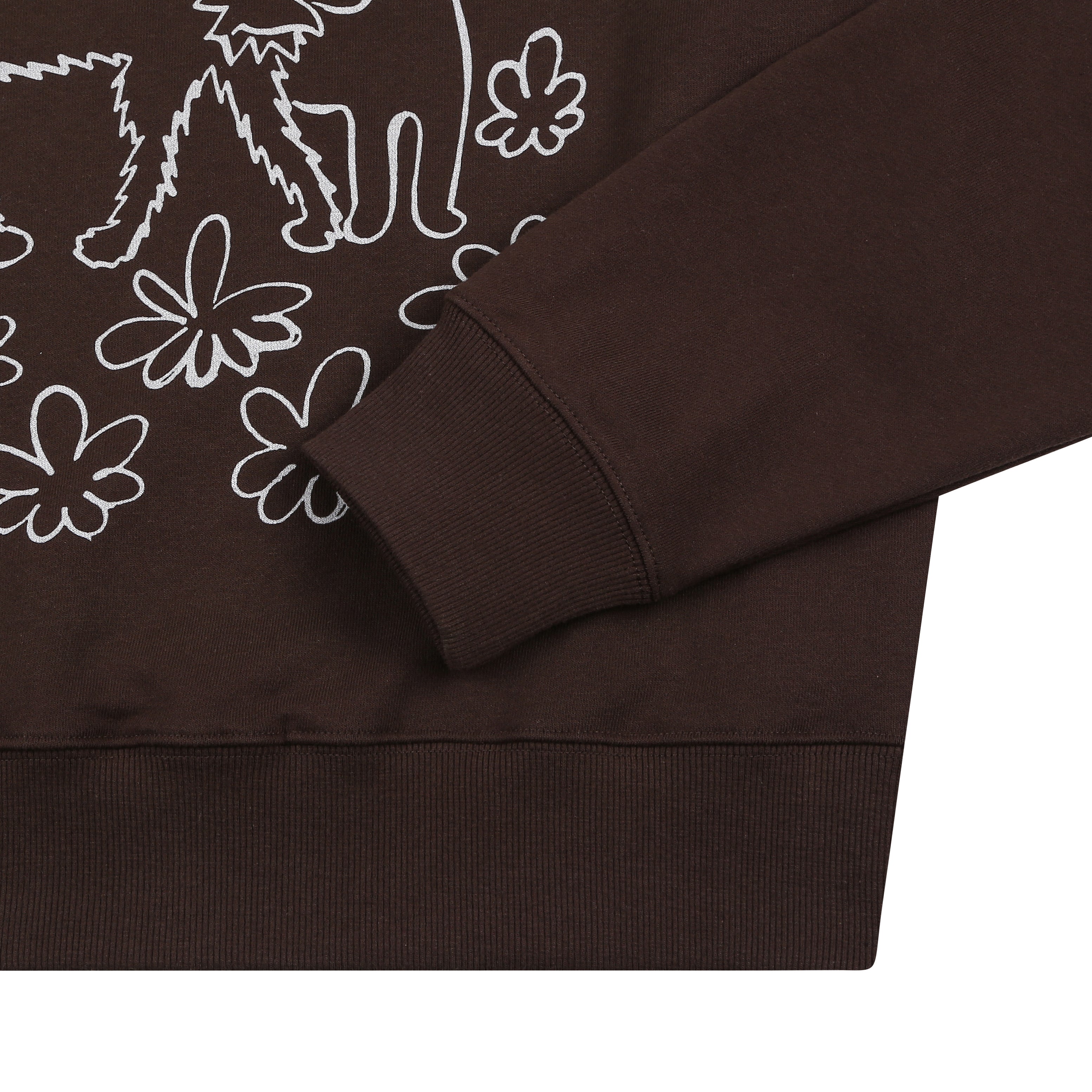 Puss & Pup Crewneck - Chocolate