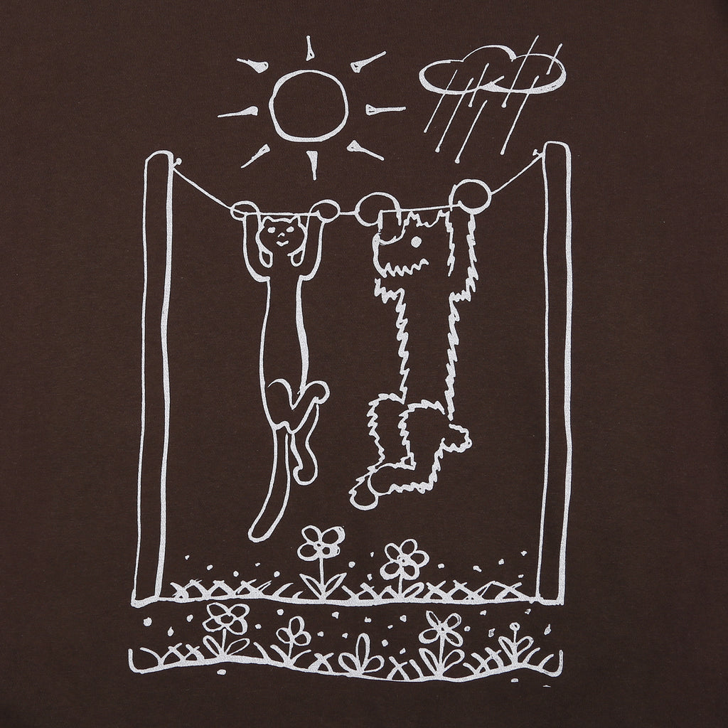 Paw & Purr Crewneck - Chocolate