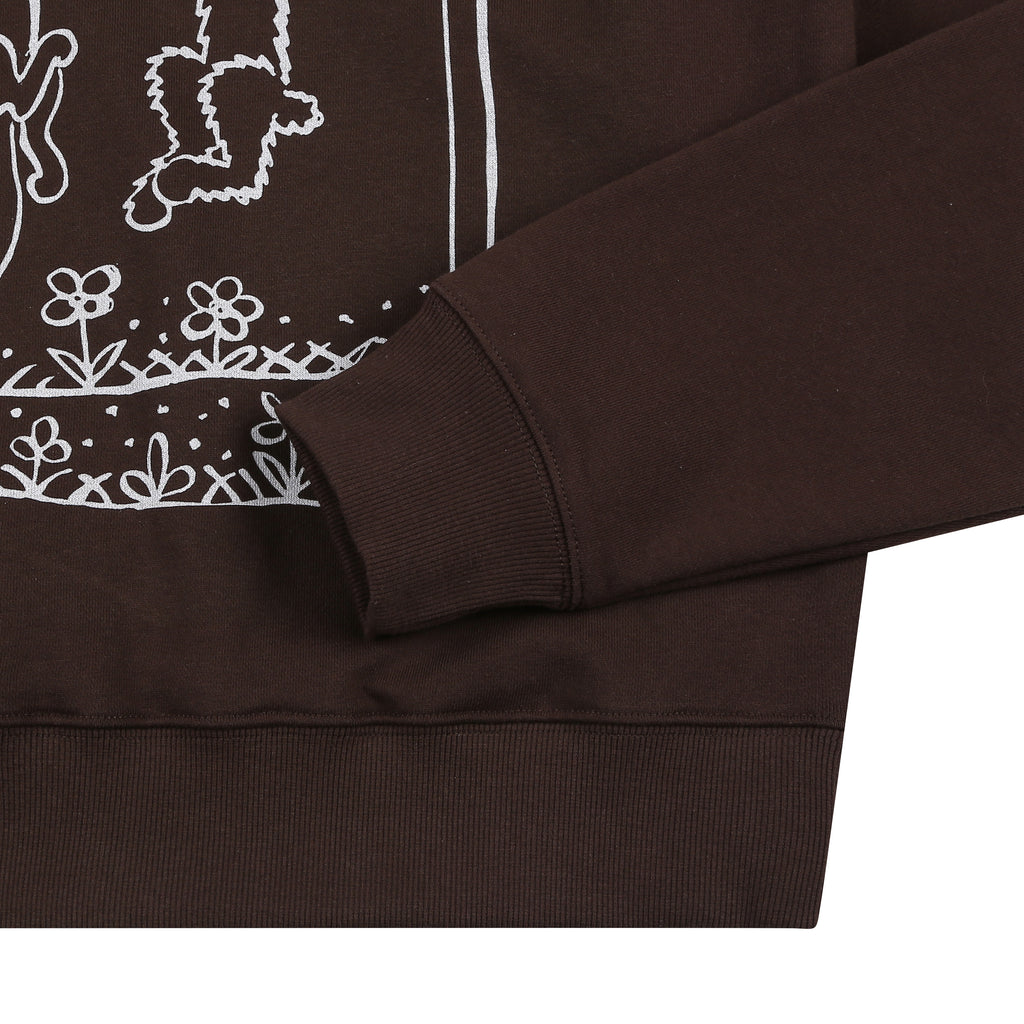 Paw & Purr Crewneck - Chocolate