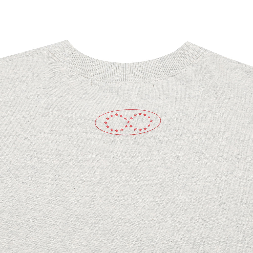 Cowboy Crewneck - Pastel Gray