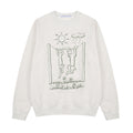 Paw & Purr Crewneck - Pastel Gray