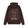 Paw & Purr Hooded Sweatshirt - Chocolate
